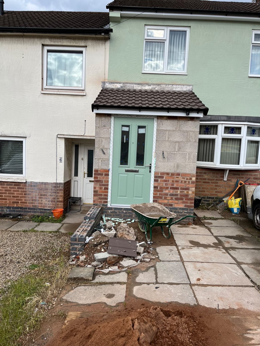 Garden dug out and re-laid — During
