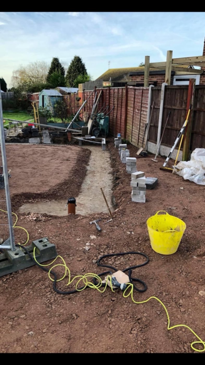 Site clearance and levelling — Cleared