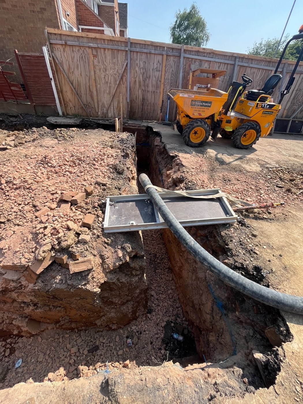 Drainage run — Connected