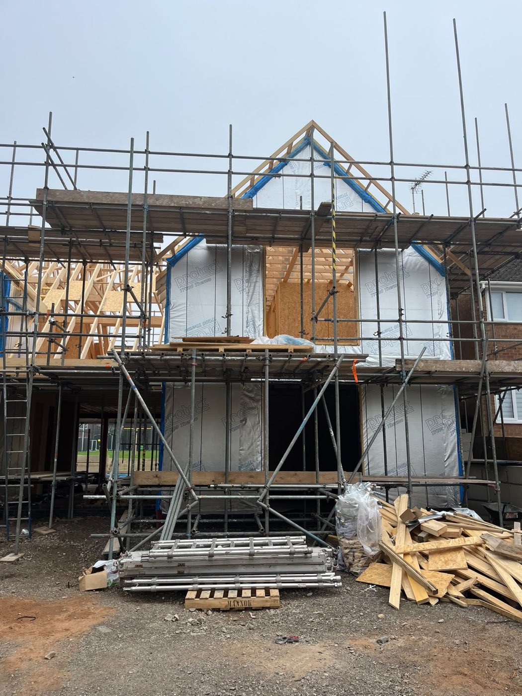 Roof structure and trusses — Trusses