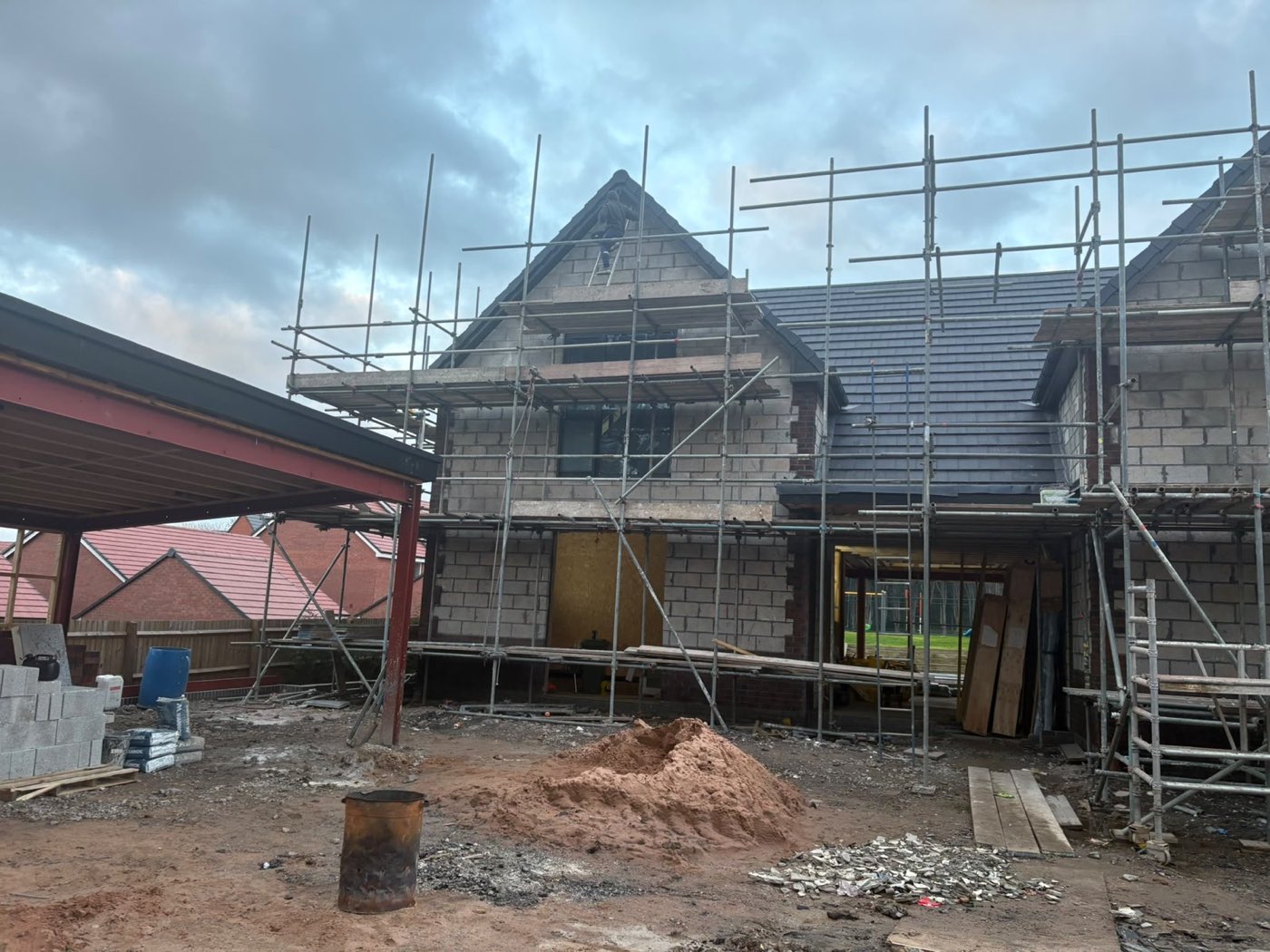 Two-storey new build — During
