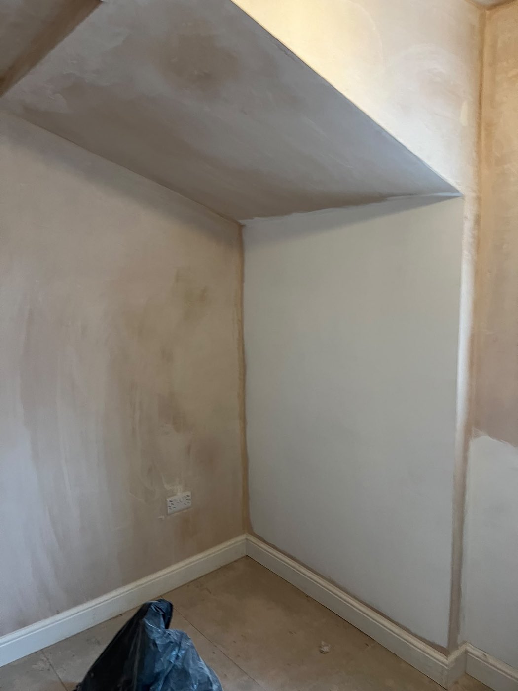 Strip out and first fix — Plastered