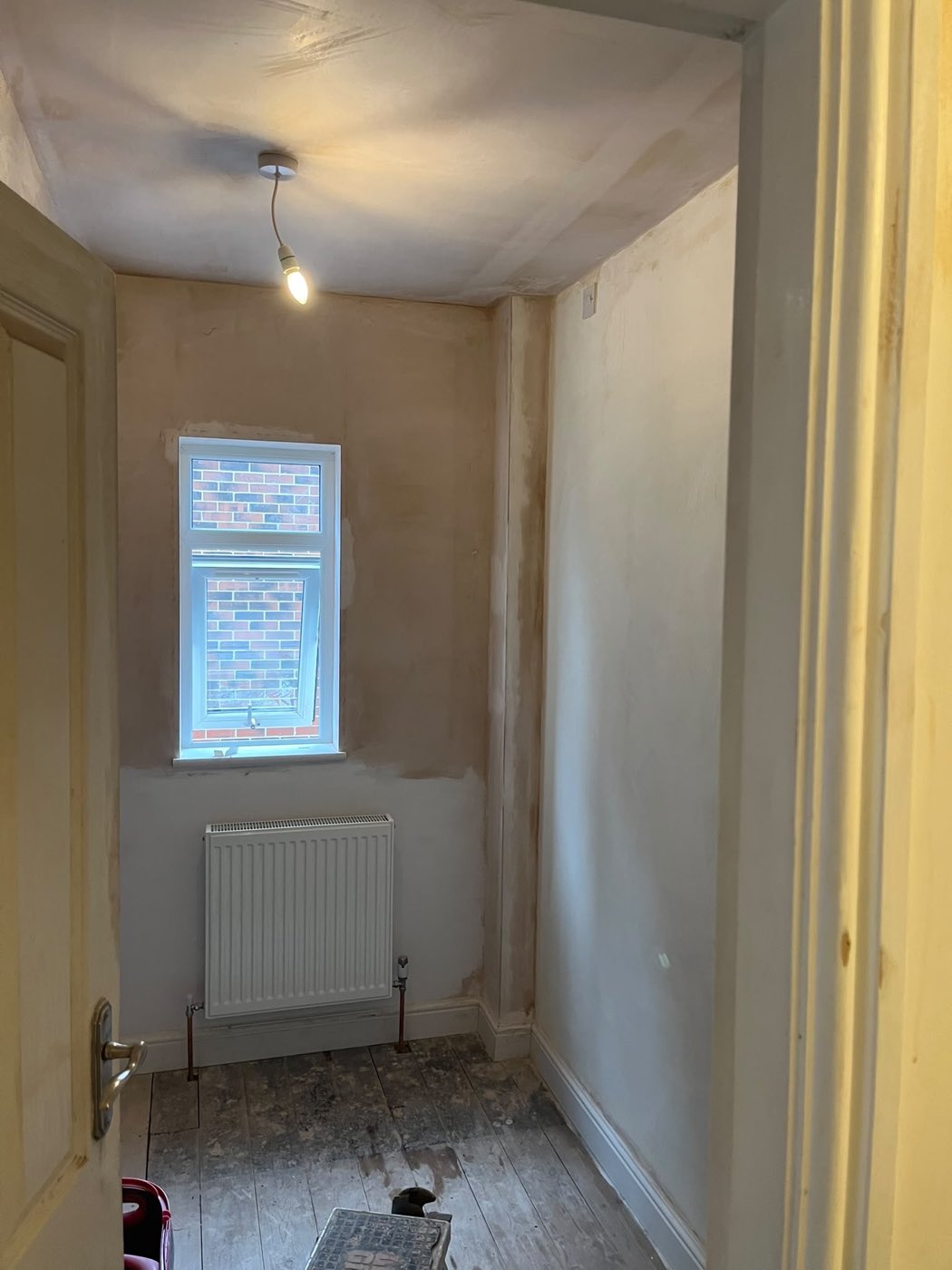 Feature wall and hallway — Hallway