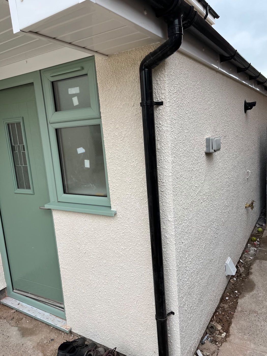 Rendered rear extension — Finished