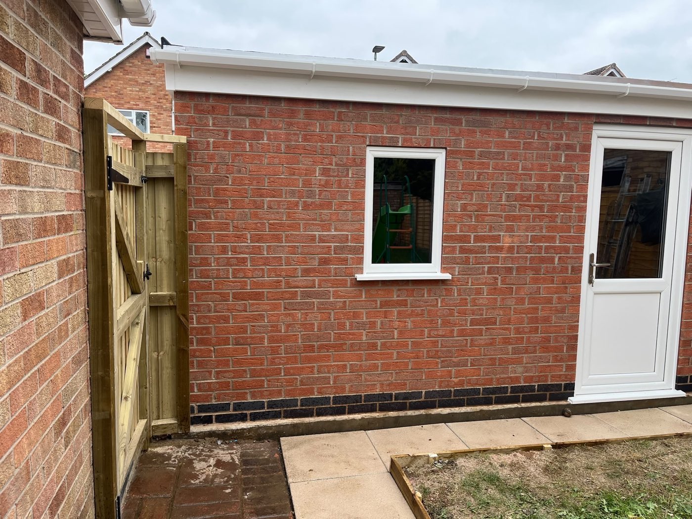 Brick garage