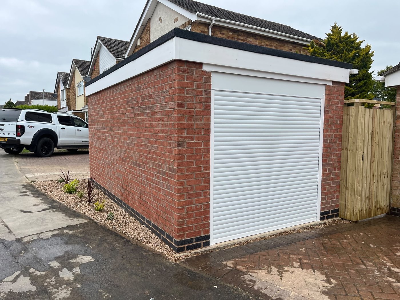 Brickwork, garages and outbuildings