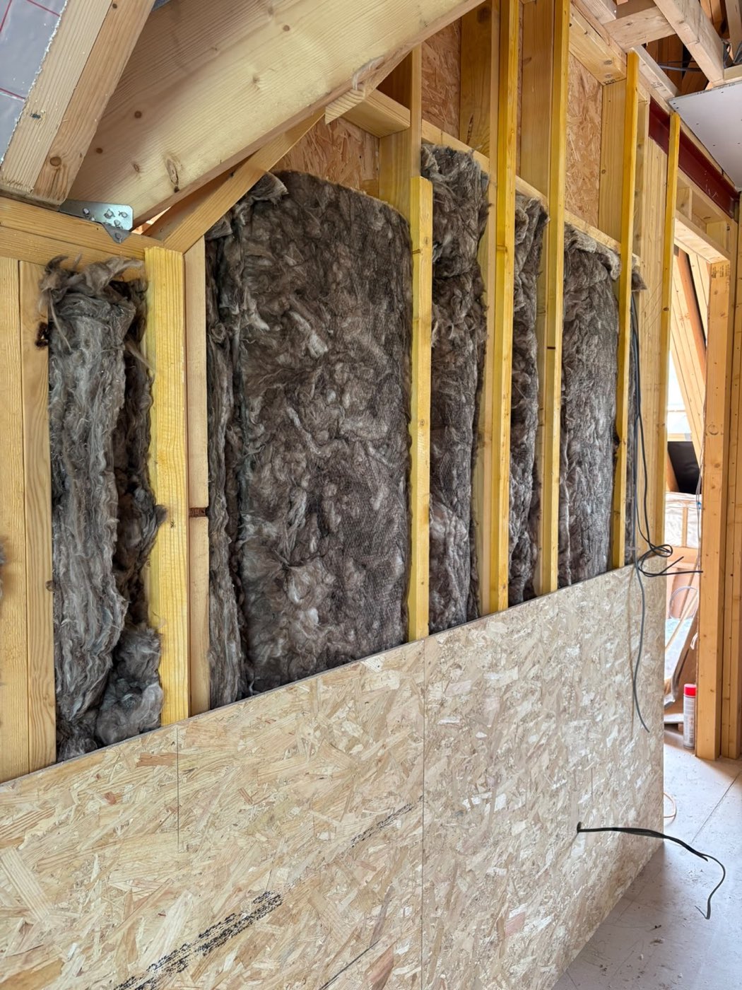 Timber frame build — Insulated